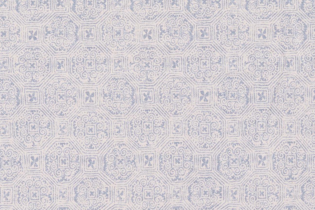 Cisco Fabric Lola Sky Blue - Grade H - Cotton/Linen-Cisco Brothers-Blue Hand Home