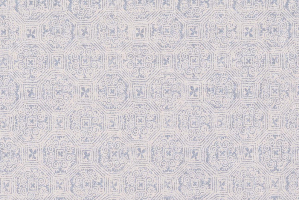 Cisco Fabric Lola Sky Blue - Grade H - Cotton/Linen-Cisco Brothers-Blue Hand Home