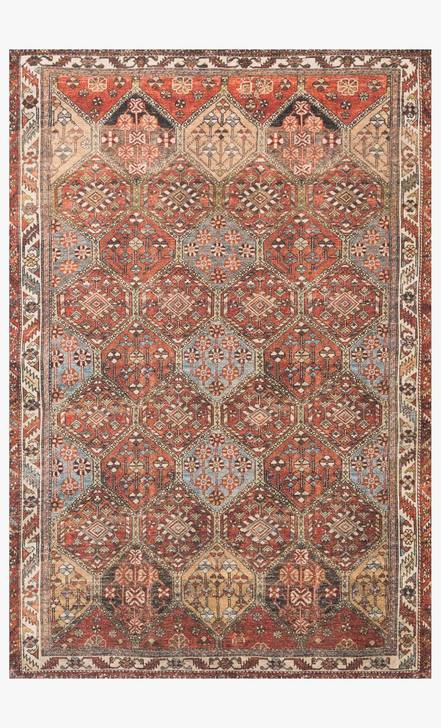 Loloi Rugs Loren Collection - LQ-16 Spice/Multi-Loloi Rugs-Blue Hand Home