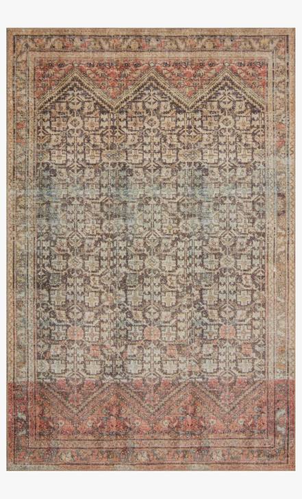 Loloi Rugs Loren Collection - LQ-17 Charcoal/Multi-Loloi Rugs-Blue Hand Home