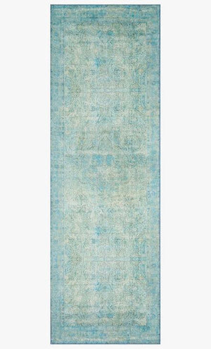 Loloi Rugs Loren Collection - LQ-08 Aqua-Loloi Rugs-Blue Hand Home