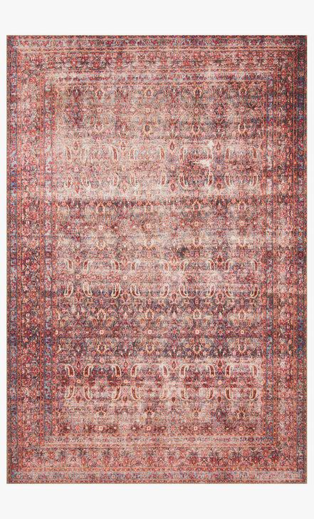 Loloi Rugs Loren Collection - LQ-05 Eggplant/Crimson-Loloi Rugs-Blue Hand Home