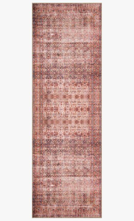 Loloi Rugs Loren Collection - LQ-05 Eggplant/Crimson-Loloi Rugs-Blue Hand Home