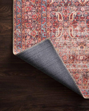 Loloi Rugs Loren Collection - LQ-05 Eggplant/Crimson-Loloi Rugs-Blue Hand Home