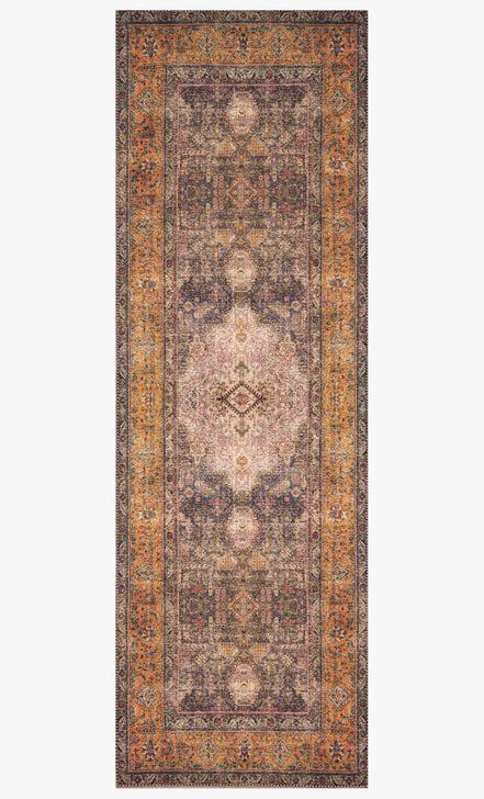 Loloi Rugs Loren Collection - LQ-02 Plum/Multi-Loloi Rugs-Blue Hand Home