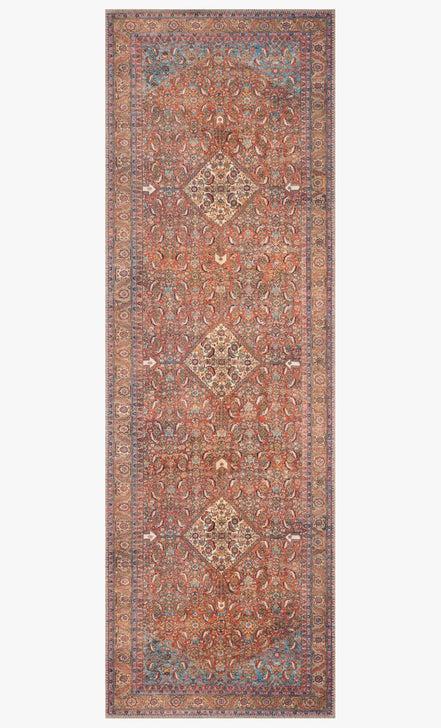 Loloi Rugs Loren Collection - LQ-06 Red/Multi-Loloi Rugs-Blue Hand Home