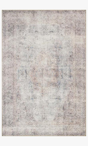 Loloi Rugs Loren Collection - LQ-04 Silver/Slate-Loloi Rugs-Blue Hand Home