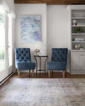 Loloi Rugs Loren Collection - LQ-04 Silver/Slate-Loloi Rugs-Blue Hand Home