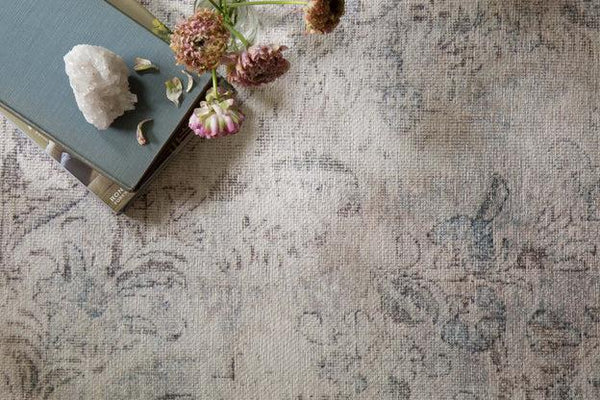 Loloi Rugs Loren Collection - LQ-04 Silver/Slate-Loloi Rugs-Blue Hand Home