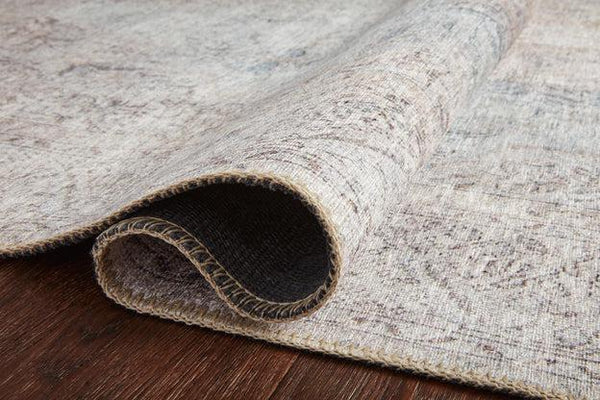 Loloi Rugs Loren Collection - LQ-04 Silver/Slate-Loloi Rugs-Blue Hand Home
