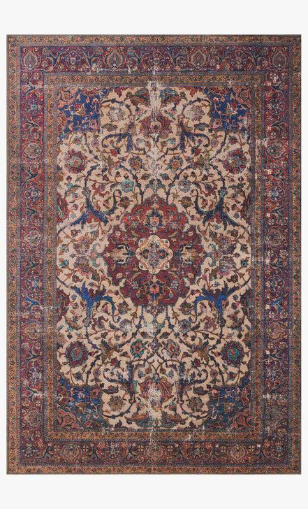 Loloi Rugs Loren Collection - LQ-11 Sand/Multi-Loloi Rugs-Blue Hand Home