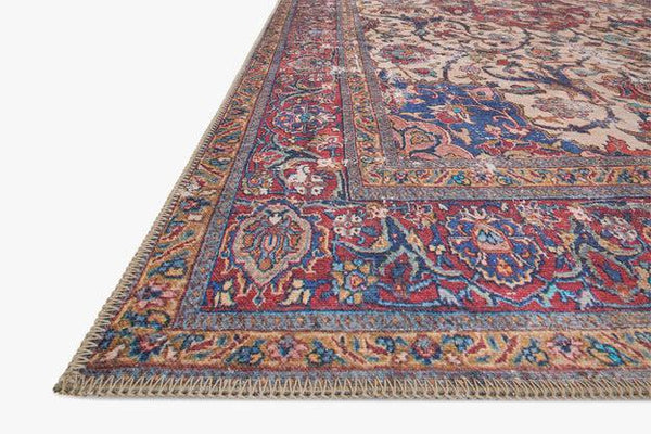 Loloi Rugs Loren Collection - LQ-11 Sand/Multi-Loloi Rugs-Blue Hand Home