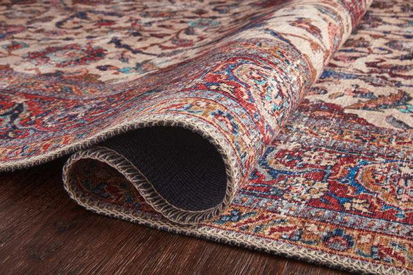 Loloi Rugs Loren Collection - LQ-11 Sand/Multi-Loloi Rugs-Blue Hand Home