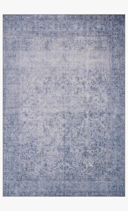 Loloi Rugs Loren Collection - LQ-09 Slate-Loloi Rugs-Blue Hand Home