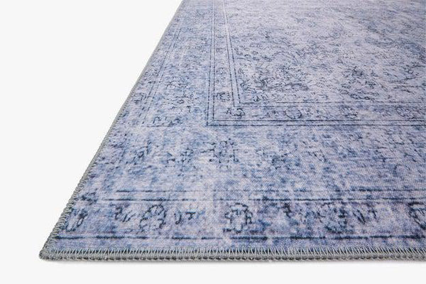 Loloi Rugs Loren Collection - LQ-09 Slate-Loloi Rugs-Blue Hand Home