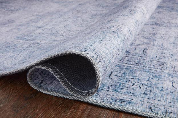 Loloi Rugs Loren Collection - LQ-09 Slate-Loloi Rugs-Blue Hand Home