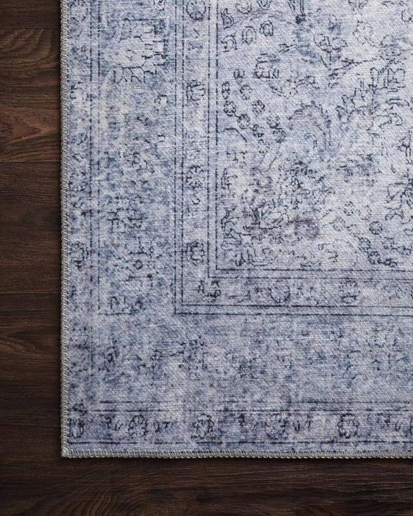 Loloi Rugs Loren Collection - LQ-09 Slate-Loloi Rugs-Blue Hand Home