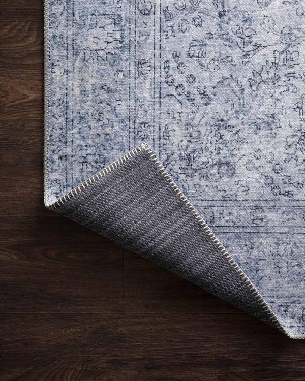 Loloi Rugs Loren Collection - LQ-09 Slate-Loloi Rugs-Blue Hand Home