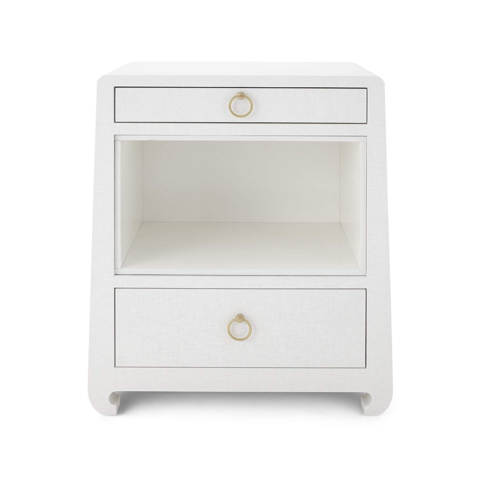 Villa & House - Ming 2-Drawer Side Table In White-Bungalow 5-Blue Hand Home