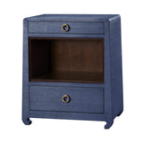 Villa & House - Ming 2-Drawer Side Table In Navy Blue-Bungalow 5-Blue Hand Home