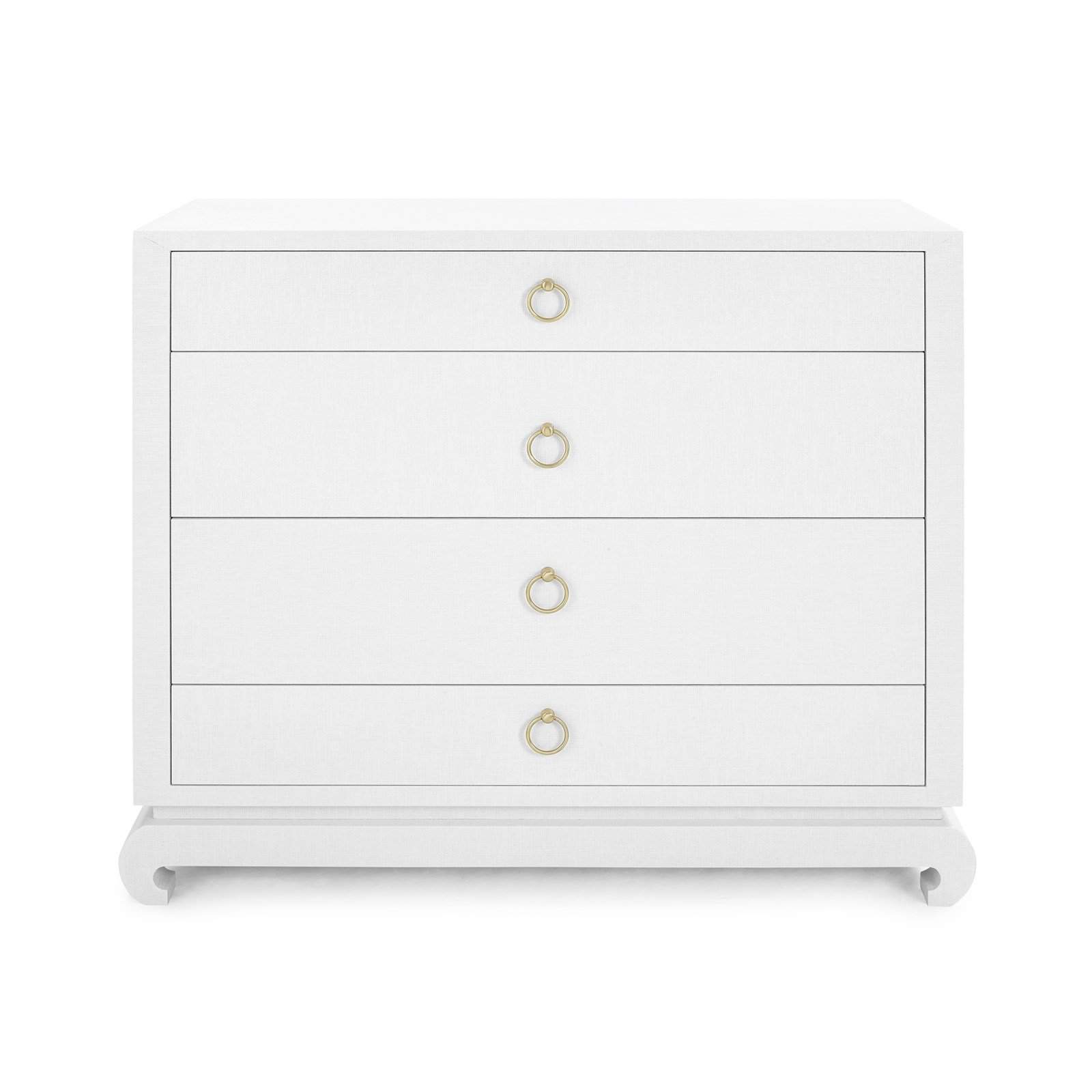 Villa & House - Ming Large 4-Drawer In White-Bungalow 5-Blue Hand Home