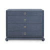Villa & House - Ming Large 4-Drawer In Navy Blue-Bungalow 5-Blue Hand Home