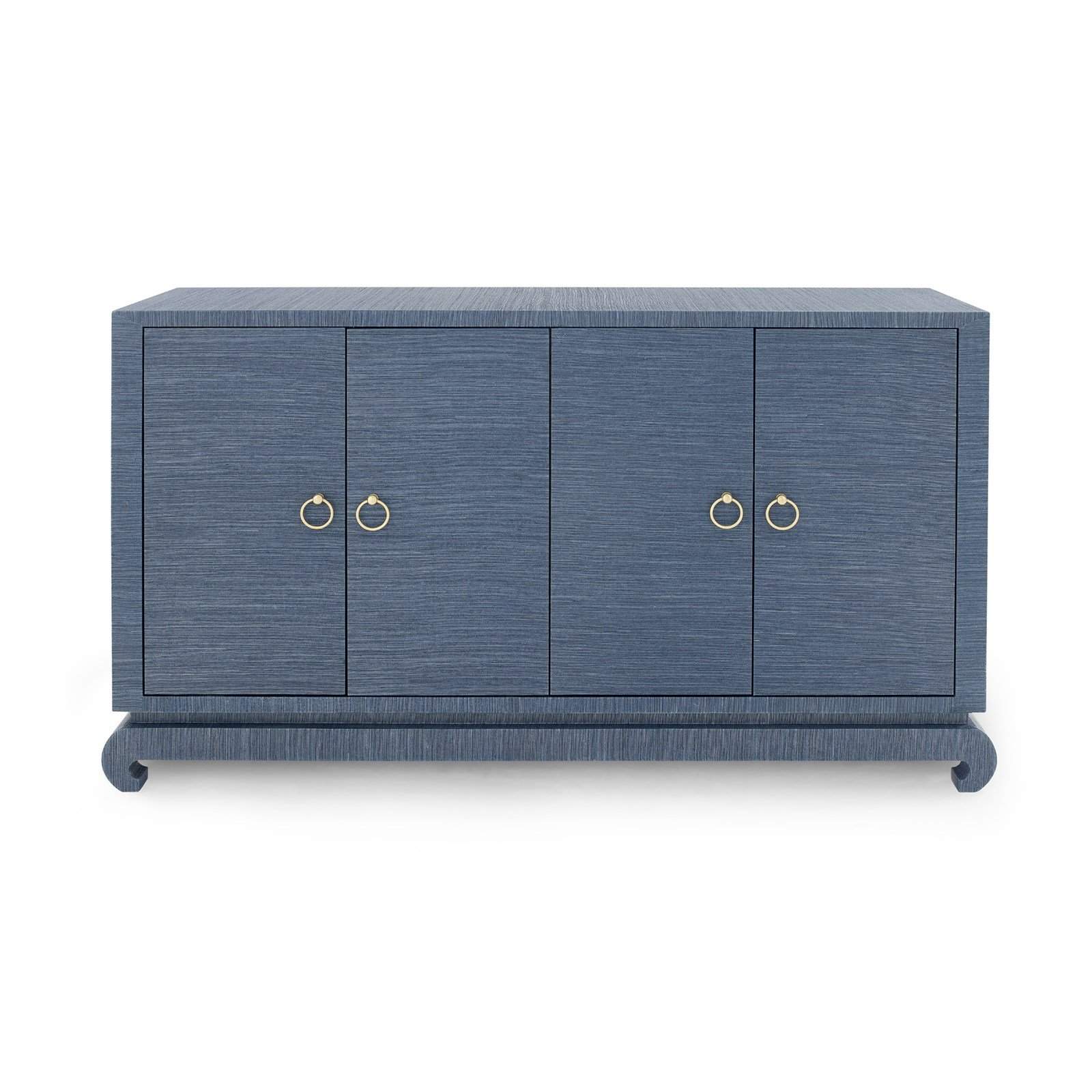 Villa & House - Meredith 4-Door Cabinet In Navy Blue-Bungalow 5-Blue Hand Home