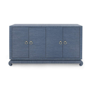 Villa & House - Meredith 4-Door Cabinet In Navy Blue-Bungalow 5-Blue Hand Home