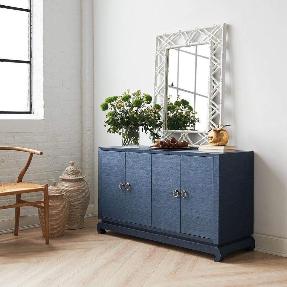 Villa & House - Meredith 4-Door Cabinet In Navy Blue-Bungalow 5-Blue Hand Home