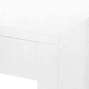 Villa & House - Morgan Grasscloth Console Table In White-Bungalow 5-Blue Hand Home