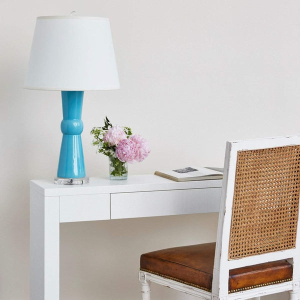 Villa & House - Morgan Grasscloth Console Table In White-Bungalow 5-Blue Hand Home