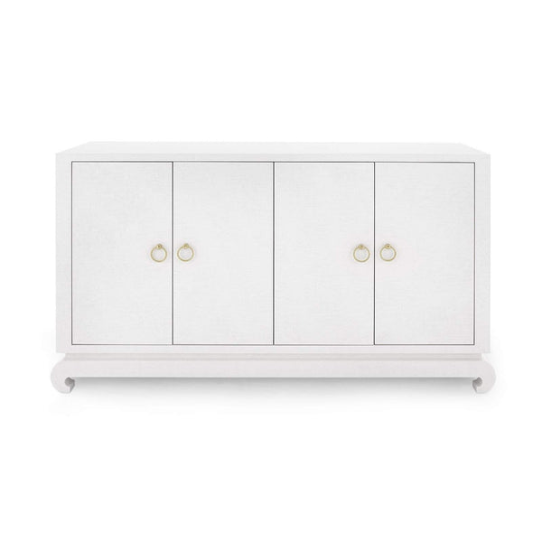Villa & House - Meredith 4-Door Cabinet In White-Bungalow 5-Blue Hand Home
