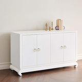 Villa & House - Meredith 4-Door Cabinet In White-Bungalow 5-Blue Hand Home