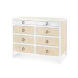 Villa & House - Mallet 8-Drawer, White-Bungalow 5-Blue Hand Home