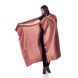 Alpaca Throw-Shupaca-Blue Hand Home