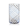 Marina Swirl High-Ball Drinking Glass-Blue Hand Home