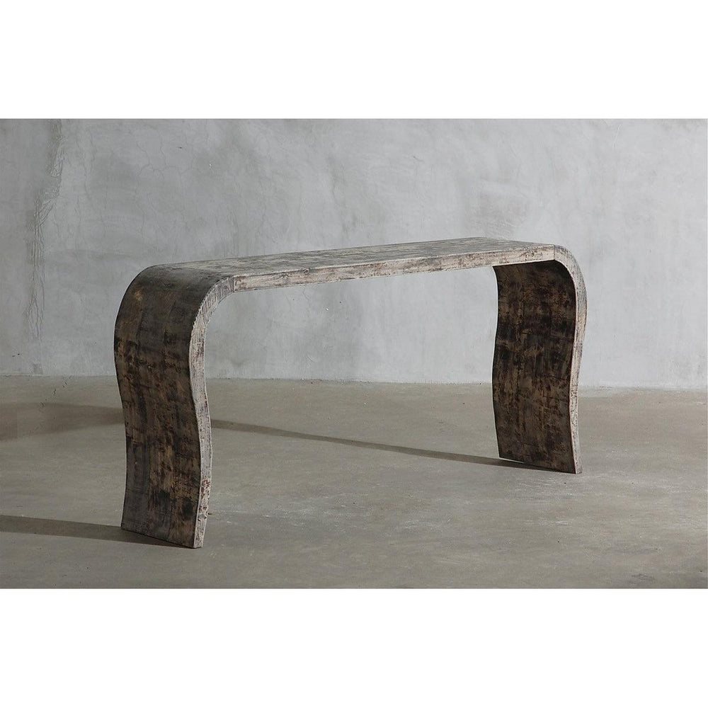Reclaimed Elm Music Console-Organic Restoration-Blue Hand Home
