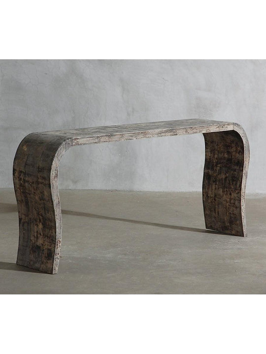 Reclaimed Elm Music Console