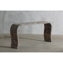 Reclaimed Elm Music Console-Organic Restoration-Blue Hand Home