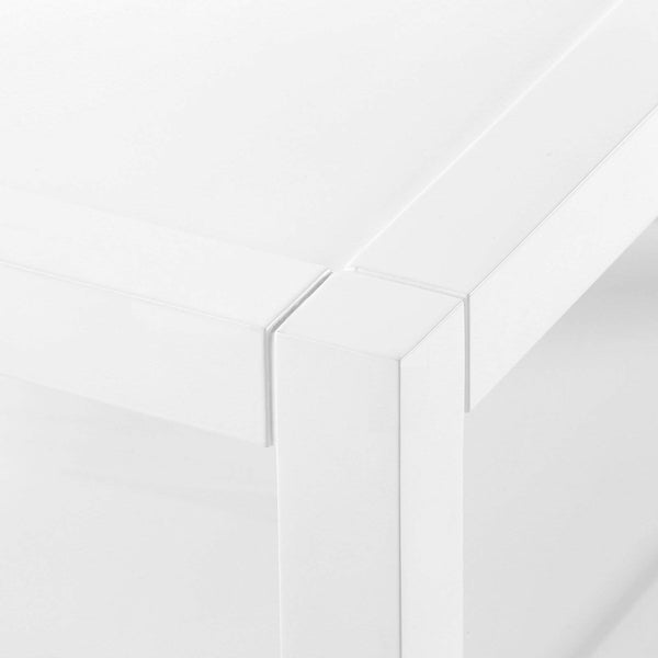 Villa & House - Newport 1-Drawer Side Table In White-Bungalow 5-Blue Hand Home