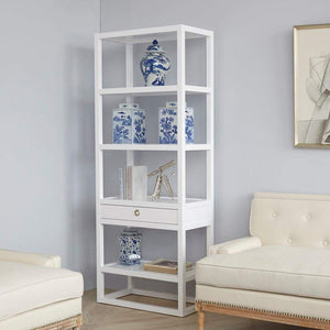 Villa & House - Newport Etagere In White-Bungalow 5-Blue Hand Home