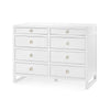 Villa & House - Newton Large 8-Drawer In White-Bungalow 5-Blue Hand Home