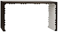 Noir Nelson Console-Noir Furniture-Blue Hand Home