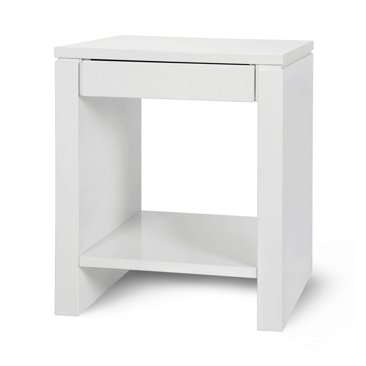 Villa &amp; House - Odom 1-Drawer Side Table In White-Bungalow 5-Blue Hand Home