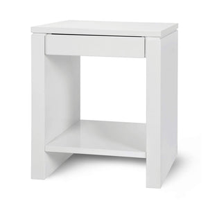 Villa & House - Odom 1-Drawer Side Table In White-Bungalow 5-Blue Hand Home