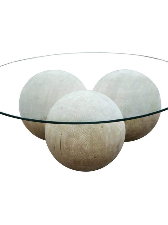 Reclaimed Lumber Allium coffee table/Glass Top