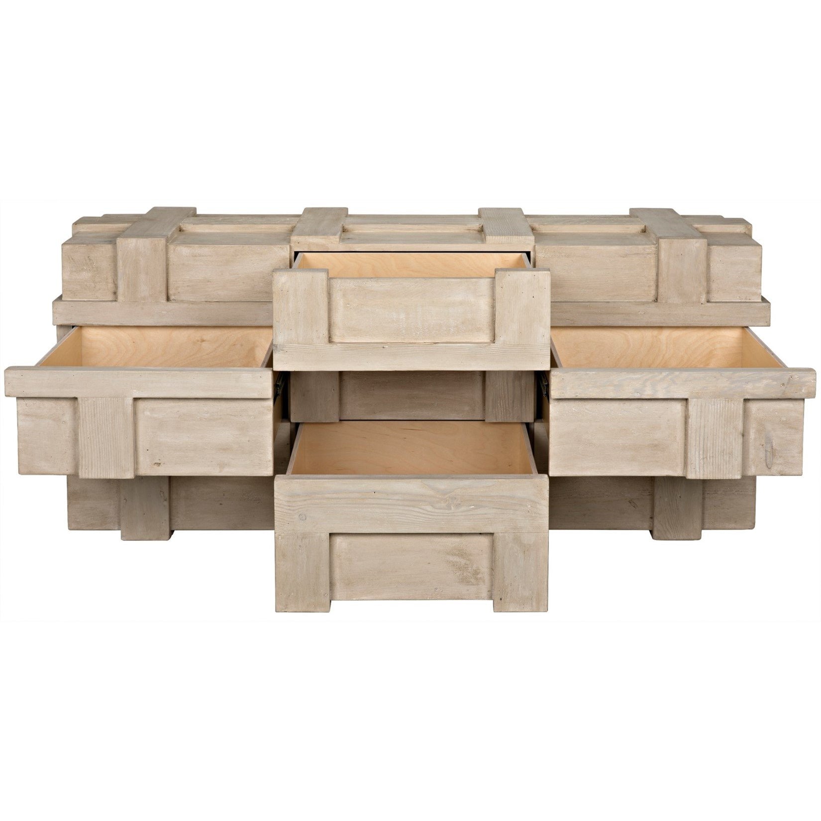 Reclaimed Lumber Bilbao 9-Drawer Dresser-CFC Furniture-Blue Hand Home