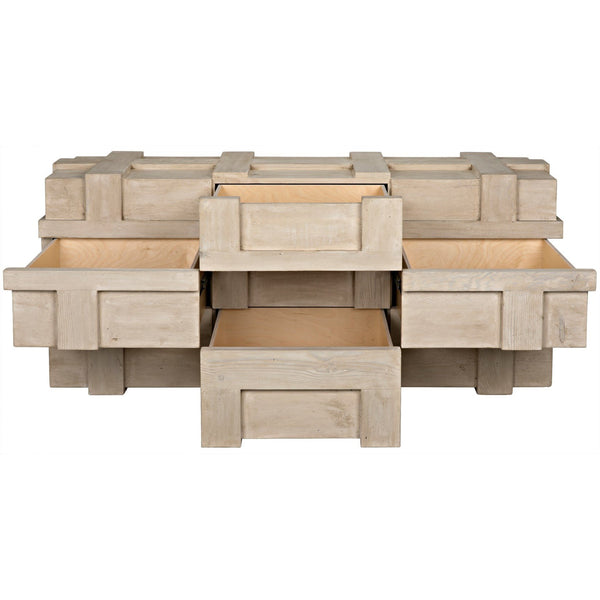 Reclaimed Lumber Bilbao 9-Drawer Dresser-CFC Furniture-Blue Hand Home
