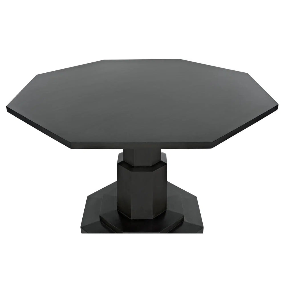 Noir Octagon Table, Pale-Noir Furniture-Blue Hand Home