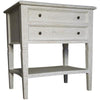 Noir Oxford 2 Draw Side Table-Noir Furniture-Blue Hand Home